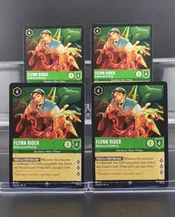 Disney Lorcana Flynn Rider - Breaking and Entering 102/204 Reign of Jafar 4 Card - Image 1
