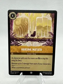 Disney Lorcana TCG: The First Chapter 27/204 Hakuna Matata Action Song Common - Image 1