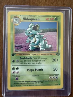 Pokemon TCG Nidoqueen Jungle 1st Edition Non-Holo Card 7/64 - Image 1