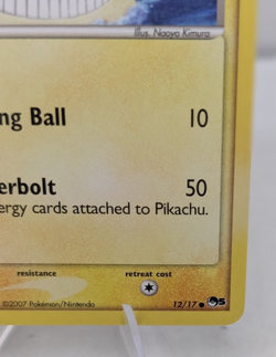 Pokemon Card TCG Pikachu POP Series 5 NON Holo 12/17 LP - Image 4