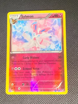 Sylveon 72/111 Reverse Holo - Furious Fists Pokemon Card - LP - Image 1