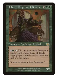 Jolrael, Empress of Beasts MTG Prophecy Rare LP Lightly Played Single Card - Image 1