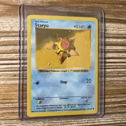 Pokemon Card Staryu 65/102 Base Set SHADOWLESS NM - Image 1