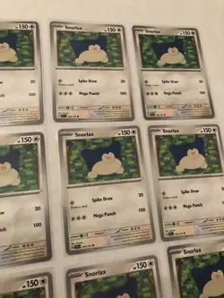 Lot Of 9 Snorlax Pokemon Cards - Image 4