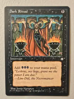 MTG | Dark Ritual | Common | (NM) Ice Age - Image 1