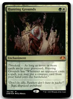 MTG Magic the Gathering Hunting Grounds 191 Dominaria Remastered NM - Image 1