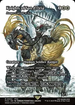 Knights of San d'Oria - Ranger-Captain of Eos FF: Through the Ages mtg NM - Image 1