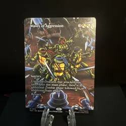 Waves of Aggression - Borderless - PZA - TMNT - 0013 - NM - Image 1