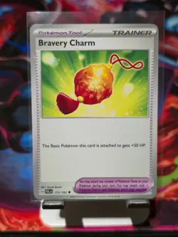 Bravery Charm 173/193 Paldea Evolved Pokemon Near Mint English Pokemon TCG - Image 1