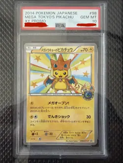 [PSA 10] Pokemon Mega Tokyo's Pikachu - 2014 Japanese Promos : 098/XY-P - Image 1