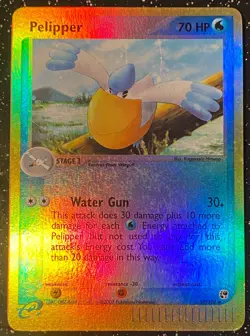 Pokemon TCG - Pelipper 50/100 EX Sandstorm (2003) Vintage Reverse Holo - LP - Image 1