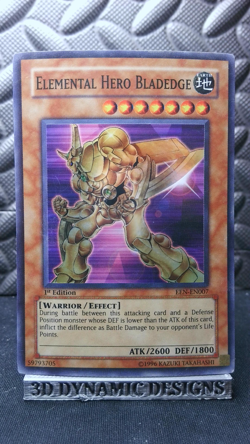 | Yugioh Elemental Hero Bladedge EEN-EN007 1st Super Elemental Energy HP 🔥 | - Image 1