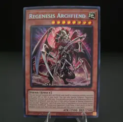 Yu-Gi-Oh! Regenesis Archfiend ALIN-EN016 Alliance Insight 1st Edition - Image 1