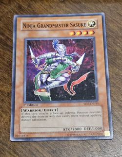 Ninja Grandmaster Sasuke SD5-EN015 YuGiOh 1st Edition - Image 1