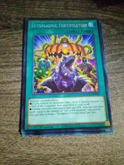 Yugioh Maze of Muertos - Ectoplasmic Fortification - MZMU-EN008 - Secret Rare - Image 1