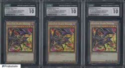 Lot of (3) Yu-Gi-Oh! MP24 Prismatic SR 1st Edition Red-Eyes Black Dragon CGC 10 - Image 1