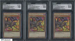 Lot of (3) Yu-Gi-Oh! MP24 Prismatic SR 1st Edition Red-Eyes Black Dragon CGC 10 - Image 1