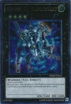 Yu-Gi-Oh Number 10: Illumiknight - PHSW-EN041 - Ultimate Rare Unl Edition NM - Image 1