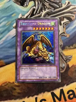 Yugioh Thousand Dragon MRD-143 Secret Rare REVERSE FOIL ERROR - Image 1