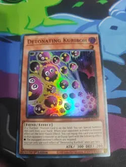 Yugioh! Detonating Kuriboh - SUDA-EN097 - Super Rare - 1st Edition Near Mint, En - Image 1