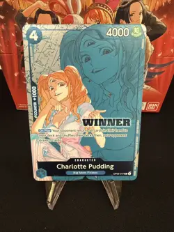 One Piece TCG Winner Pack 2025 Vol. 1 Charlotte Pudding OP06-047 NM - Image 1