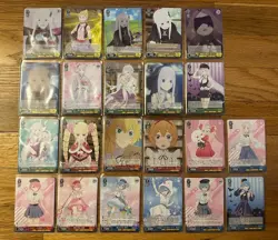 Weiss Schwarz Re:Zero Vol. 3 Booster Playset x4 RR/R/CR/CC/U/C + Go First/Second - Image 2