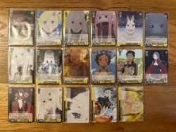 Weiss Schwarz Re:Zero Vol. 3 Booster Playset x4 RR/R/CR/CC/U/C + Go First/Second - Image 3