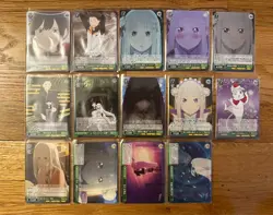 Weiss Schwarz Re:Zero Vol. 3 Booster Playset x4 RR/R/CR/CC/U/C + Go First/Second - Image 4