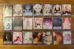 Weiss Schwarz Re:Zero Vol. 3 Booster Playset x4 RR/R/CR/CC/U/C + Go First/Second - Image 5