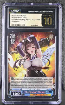 CGC Pristine 10 2025 Weiss English NIKKE "Realization" Marian SR - Image 1