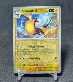 Kilowattrel Uncommon Reverse Holo Paldean Fates Pokemon TCG Card 022/091 - Image 1