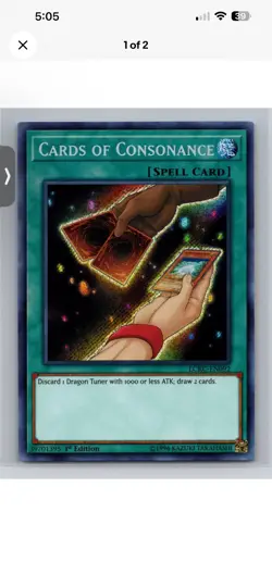 Legendary Collection Kaiba Cards of Consonance - LP #LCKC-EN092 12690 - Image 1