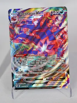 Pokemon Eternatus VMAX 117 Full Art NM-M Darkness Ablaze Card - Image 1