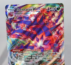 Pokemon Eternatus VMAX 117 Full Art NM-M Darkness Ablaze Card - Image 3