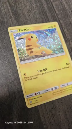 Pokemon Mcdonalds Pikachu 6/12 Holo Promo Card TCG POKE CARD - Image 2