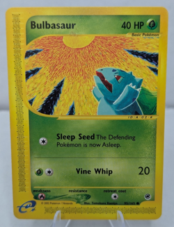 BULBASAUR 95/165 Expedition NON-HOLO E-Series / E-Reader Pokemon TCG Card LP (A) - Image 1