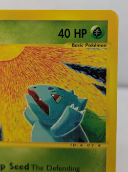 BULBASAUR 95/165 Expedition NON-HOLO E-Series / E-Reader Pokemon TCG Card LP (A) - Image 3