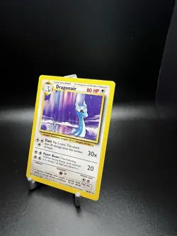 Pokemon Cards Dragonair 18/102 UNLIMITED Base Set Rare LP - Image 2
