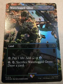 Waterlogged Grove - Foil (Borderless) Universes Beyond: Assassin's Creed - Mtg - Image 1