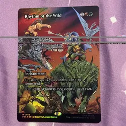 Rhythm of the Wild (Borderless) - 0012 - Foil - PZA Ninja Turtles - NM - In Hand - Image 1