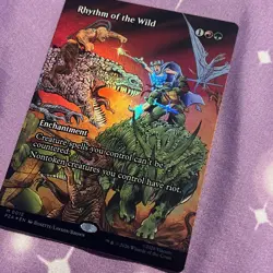 Rhythm of the Wild (Borderless) - 0012 - Foil - PZA Ninja Turtles - NM - In Hand - Image 3