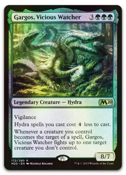 Gargos, Vicious Watcher #172 (Foil) (LP) Core Set 2020 M20 Magic MTG - Image 1