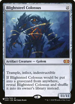 Blightsteel Colossus - The List The List Magic mtg Light Play, English x1 - Image 1