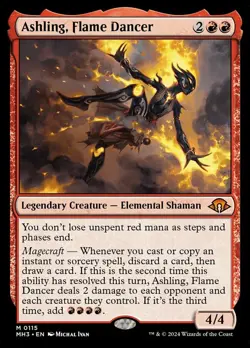 Ashling, Flame Dancer - Foil Modern Horizons 3 Magic mtg Light Play, English x1 - Image 1