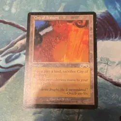 City of Traitors Exodus Rare Land Regular English Heavy Play - Image 1