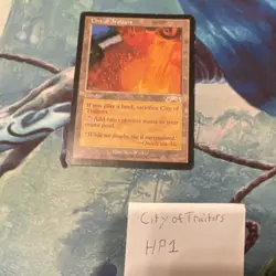 City of Traitors Exodus Rare Land Regular English Heavy Play - Image 3