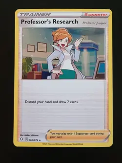 Pokemon TCG Professor's Research Shining Fates 060/072 Regular Holo Rare - Image 3