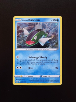 Pokemon TCG Hisuian Basculin SWSH Black Star Promos SWSH273 Holo Promo - Image 1