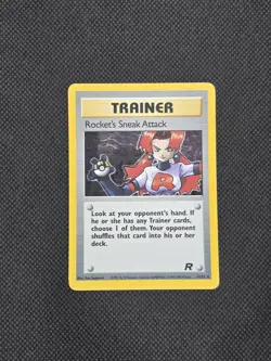 Rocket's Sneak Attack 16/82 Pokemon TCG Team Rocket Unlimited Holo Rare (NM-LP) - Image 1
