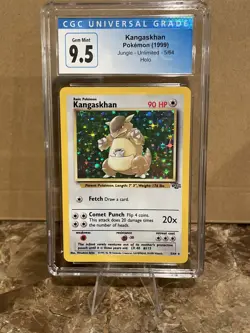 Pokemon Kangaskhan 5/64 Jungle Holo Rare 1999 CGC 10 GEM MINT - Image 1